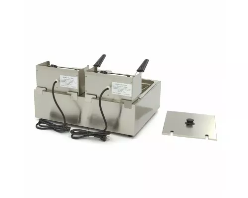 Deep Fryer - 2 x 6L - 2 Baskets - up to 2,4kg of Fries Deep Fryer - 2 x 6L - 2 Baskets - up to 2,4kg of Fries