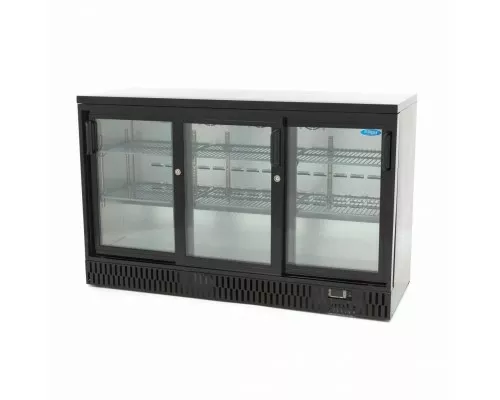 Drinks Fridge - 341L - 3 Sliding Doors - 6 Adjustable Shelves Холодильник для напитков - 3 раздвижные двери - 6 регулируемых полок