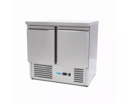 Preču ledusskapis - 90 cm - 2 durvis, Maxima, 09400420, Aukstuma galds (letes tipa ledusskapis) Pirkt Preču ledusskapis - 90 cm - 2 durvis, Maxima, 09400420