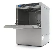 Glass Washer - 35 x 35cm - with Drain, Rinse Aid and Soap Pump