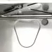 Glass Washer - 35 x 35cm - with Drain, Rinse Aid and Soap Pump, Maxima, 09240010