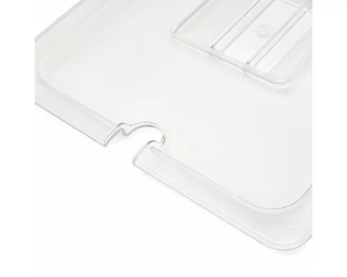 Крышка для гастронома - 1/2 GN - поликарбонат - с углублением, Maxima, 09367937, ГН посуда из поликарбоната Купить Крышка для гастронома - 1/2 GN - поликарбонат - с углублением, Maxima, 09367937