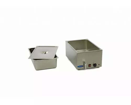 Bain Marie - with Tap - incl 1/1 GN Set - Electric Bain Marie - ar krānu - iekļauts 1/1 GN komplekts - Elektrisks