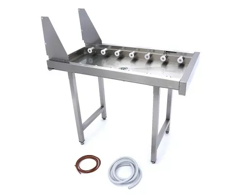 Stainless Steel Straight Roller Table - for Rack Conveyor Dishwasher Stainless Steel Straight Roller Table - for Rack Conveyor Dishwasher