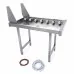 Stainless Steel Straight Roller Table - for Rack Conveyor Dishwasher