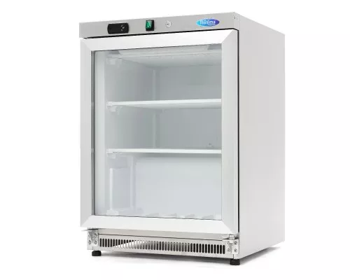 Freezer - 200L - Stainless Steel - with Glass Door Freezer - 200L - Stainless Steel - with Glass Door