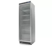 Freezer - 400L - Black - with Glass Door