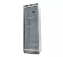Fridge - 400L - Stainless Steel - with Glass Door