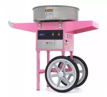 Candy Floss Machine – Ø 52cm – Pink – with Cart