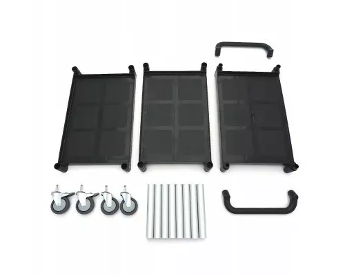 Serving Trolley – 3 Plastic Shelves – 86,5 x 42,5cm Serving Trolley – 3 Plastic Shelves – 86,5 x 42,5cm