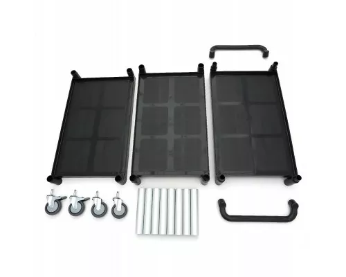 Тележка для сервировки - 3 пластиковые полки - 103 x 50,5 см, Maxima, 09507002, Тележка для подносов Купить Тележка для сервировки - 3 пластиковые полки - 103 x 50,5 см, Maxima, 09507002