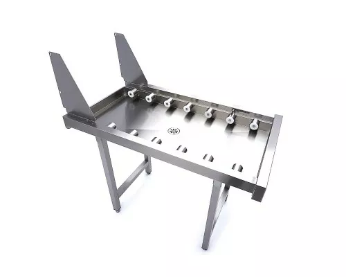 Stainless Steel Straight Roller Table - for Rack Conveyor Dishwasher Stainless Steel Straight Roller Table - for Rack Conveyor Dishwasher
