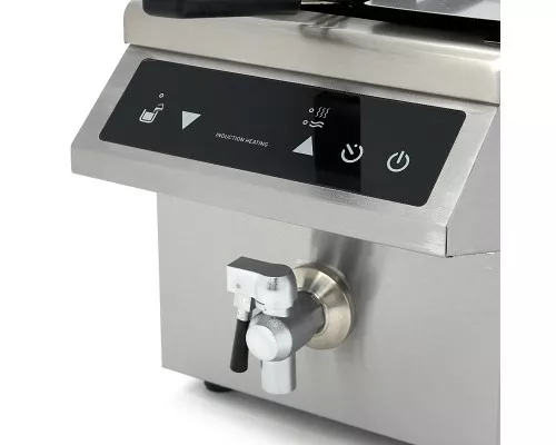 Deep Fryer - 8L - 1 Basket - Induction - with Drain Tap, Maxima, 09371090, Deep fryers Buy Deep Fryer - 8L - 1 Basket - Induction - with Drain Tap, Maxima, 09371090