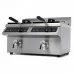 Deep Fryer - 2 x 8L - 2 Baskets - with Drain Tap - Induction, Maxima, 09371095