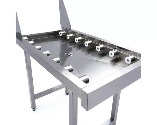 Stainless Steel Straight Roller Table - for Rack Conveyor Dishwasher Stainless Steel Straight Roller Table - for Rack Conveyor Dishwasher
