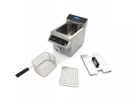 Deep Fryer - 8L - 1 Basket - Induction - with Drain Tap, Maxima, 09371090, Deep fryers Buy Deep Fryer - 8L - 1 Basket - Induction - with Drain Tap, Maxima, 09371090