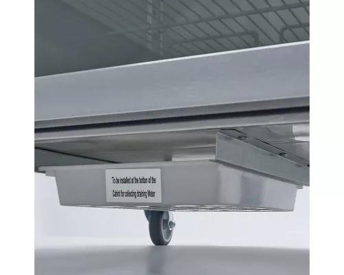 Fridge - 600L - 3 Adjustable Shelves (2/1GN) - Stainless Steel - with Glass Door Fridge - 600L - 3 Adjustable Shelves (2/1GN) - Stainless Steel - with Glass Door