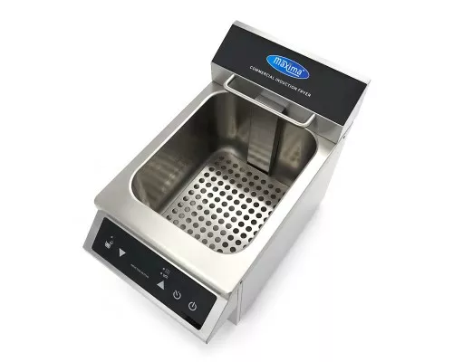 Deep Fryer - 8L - 1 Basket - Induction - with Drain Tap, Maxima, 09371090, Deep fryers Buy Deep Fryer - 8L - 1 Basket - Induction - with Drain Tap, Maxima, 09371090
