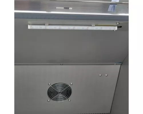 Fridge - 600L - 3 Adjustable Shelves (2/1GN) - Stainless Steel - with Glass Door Fridge - 600L - 3 Adjustable Shelves (2/1GN) - Stainless Steel - with Glass Door