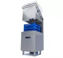 Pass Through Dishwasher - 50 x 50cm - With Rinse Aid and Soap Pumps - Digital Display - 400V