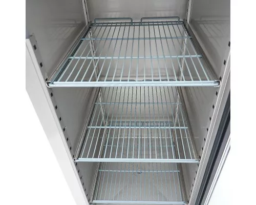 Fridge - 600L - 3 Adjustable Shelves (2/1GN) - Stainless Steel - with Glass Door Fridge - 600L - 3 Adjustable Shelves (2/1GN) - Stainless Steel - with Glass Door