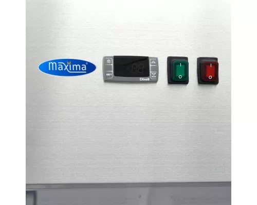 Freezer - 1200L - 6 Adjustable Shelves (2/1GN) - Stainless Steel - with Glass Door Freezer - 1200L - 6 Adjustable Shelves (2/1GN) - Stainless Steel - with Glass Door