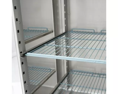 Freezer - 1200L - 6 Adjustable Shelves (2/1GN) - Stainless Steel - with Glass Door Freezer - 1200L - 6 Adjustable Shelves (2/1GN) - Stainless Steel - with Glass Door