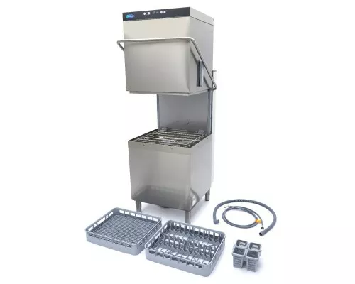 Pass Through Dishwasher - 50x60cm - With Rinse Aid and Soap Pumps - 400V Pass Through Dishwasher - 50x60cm - With Rinse Aid and Soap Pumps - 400V