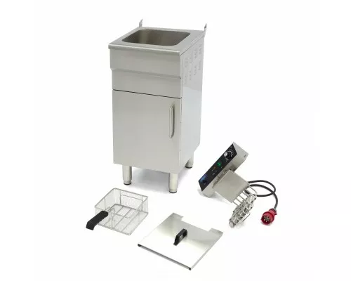 Deep Fryer - 16L - 1 Basket - with Drain Tap and Stand - 400V, Maxima, 09365155, Deep fryers Buy Deep Fryer - 16L - 1 Basket - with Drain Tap and Stand - 400V, Maxima, 09365155