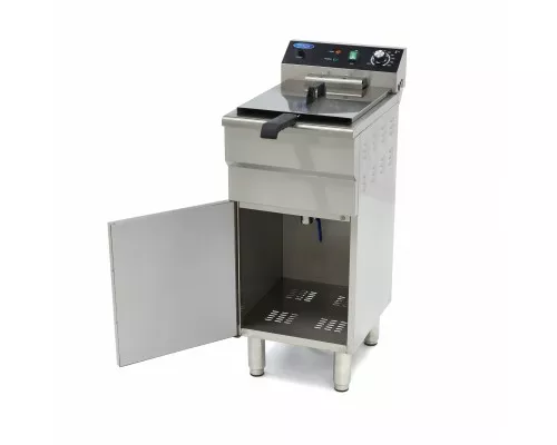 Deep Fryer - 16L - 1 Basket - with Drain Tap and Stand - 400V, Maxima, 09365155, Deep fryers Buy Deep Fryer - 16L - 1 Basket - with Drain Tap and Stand - 400V, Maxima, 09365155