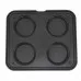Tartlet Mould - Round - 124/100 mm - 4 pieces, Maxima, 09374314