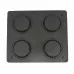 Tartlet Mould - Round - 124/100 mm - 4 pieces, Maxima, 09374314