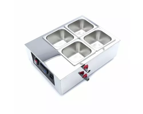 Chocolate Melter - 4 x 1/6 GN 100 mm Chocolate Melter - 4 x 1/6 GN 10cm