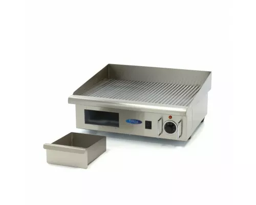 Griddle - Grooved - 55cm - incl Drip tray Plakana panna - ar žāvēm - 55cm - iekļauta pilošā trauka