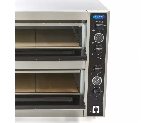 Pizza Oven - Fits 4 x Ø30cm Pizzas - Double Deck, Maxima, 09370030, Pizza ovens Buy Pizza Oven - Fits 4 x Ø30cm Pizzas - Double Deck, Maxima, 09370030
