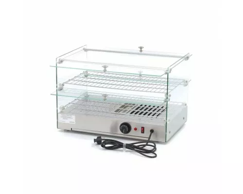 Heated Food Display - 50L - 55cm - 2 Shelves Heated Food Display - 50L - 55cm - 2 Shelves