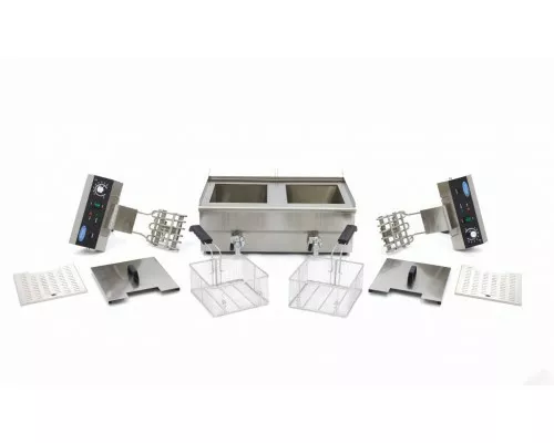 Deep Fryer - 2 x 16L - 2 Baskets - with Drain Tap Deep Fryer - 2 x 16L - 2 Baskets - with Drain Tap