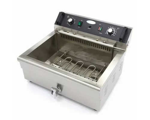 Deep Fryer - 20L - 1 Basket - with Drain Tap, Maxima, 09365020, Deep fryers Buy Deep Fryer - 20L - 1 Basket - with Drain Tap, Maxima, 09365020