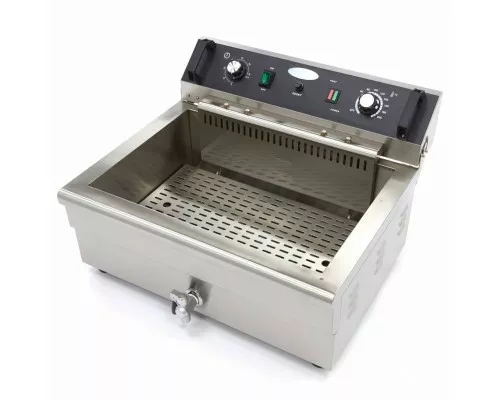 Deep Fryer - 20L - 1 Basket - with Drain Tap, Maxima, 09365020, Deep fryers Buy Deep Fryer - 20L - 1 Basket - with Drain Tap, Maxima, 09365020