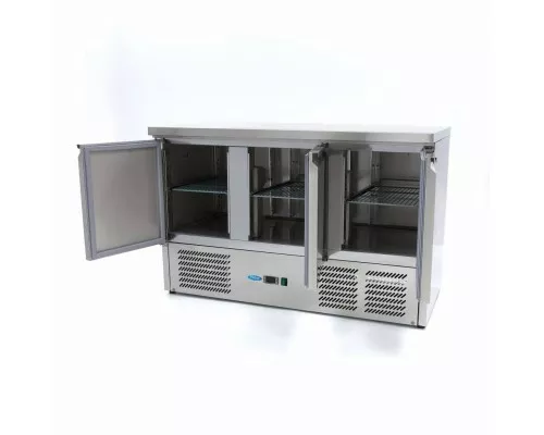 Холодильник счетчика - 137 см - 3 двери, Maxima, 09400435, Холодный стол (горизонтальный холодильник) Купить Холодильник счетчика - 137 см - 3 двери, Maxima, 09400435
