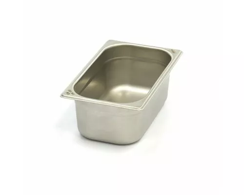 Gastronorm Container - 1/4 GN - 10cm Deep - Stainless Steel Gastronorm Container - 1/4 GN - 10cm Deep - Stainless Steel