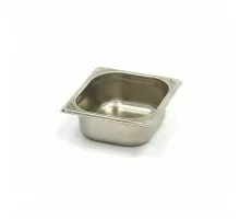 Gastronorm Container - 1/6 GN - 6,5cm Deep - Stainless Steel