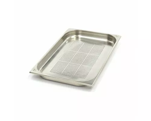 Gastronorm Container - 1/1 GN - 4cm Deep - Stainless Steel - Perforated Gastronorm Container - 1/1 GN - 4cm Deep - Stainless Steel - Perforated