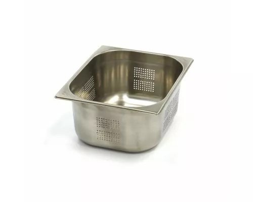 Gastronorm konteiners - 1/2 GN - 15 cm dziļš - nerūsējošais tērauds - perforēts, Maxima, 09367613, GN trauki no metāla Pirkt Gastronorm konteiners - 1/2 GN - 15 cm dziļš - nerūsējošais tērauds - perforēts, Maxima, 09367613