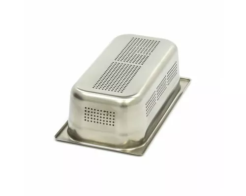 Gastronorm konteiners - 1/3 GN - 10 cm dziļš - nerūsējošais tērauds - perforēts, Maxima, 09367621, GN trauki no metāla Pirkt Gastronorm konteiners - 1/3 GN - 10 cm dziļš - nerūsējošais tērauds - perforēts, Maxima, 09367621