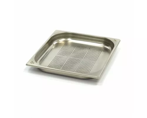 Gastronorm konteiners - 2/3 GN - 4 cm dziļš - nerūsējošais tērauds - perforēts, Maxima, 09367669, GN trauki no metāla Pirkt Gastronorm konteiners - 2/3 GN - 4 cm dziļš - nerūsējošais tērauds - perforēts, Maxima, 09367669