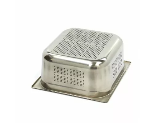Gastronorm Container - 2/3 GN - 15cm Deep - Stainless Steel - Perforated Gastronorm Container - 2/3 GN - 15cm Deep - Stainless Steel - Perforated