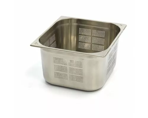 Gastronorm Container - 2/3 GN - 20cm Deep - Stainless Steel - Perforated Gastronorm Container - 2/3 GN - 20cm Deep - Stainless Steel - Perforated