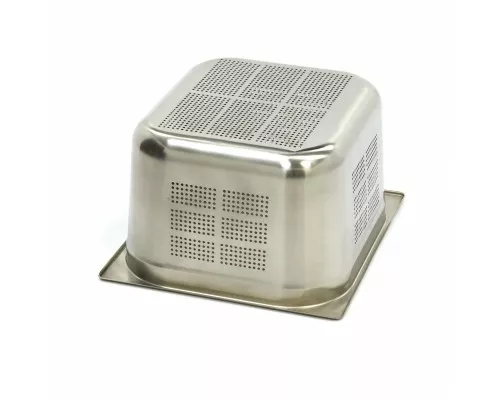 Gastronorm Container - 2/3 GN - 20cm Deep - Stainless Steel - Perforated Gastronorm Container - 2/3 GN - 20cm Deep - Stainless Steel - Perforated