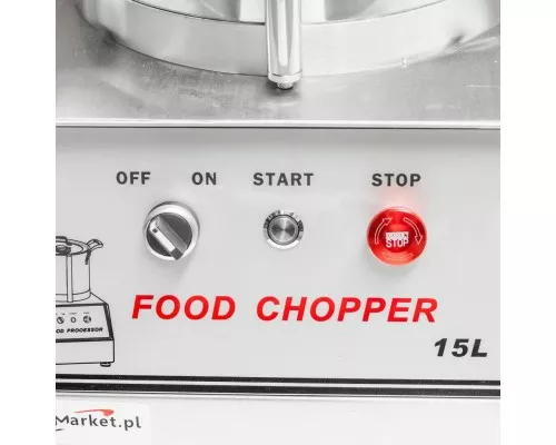 Food service butcher cutter Mega-M 15 L stainless steel 1400 W Food service butcher cutter Mega-M 15 L stainless steel 1400 W